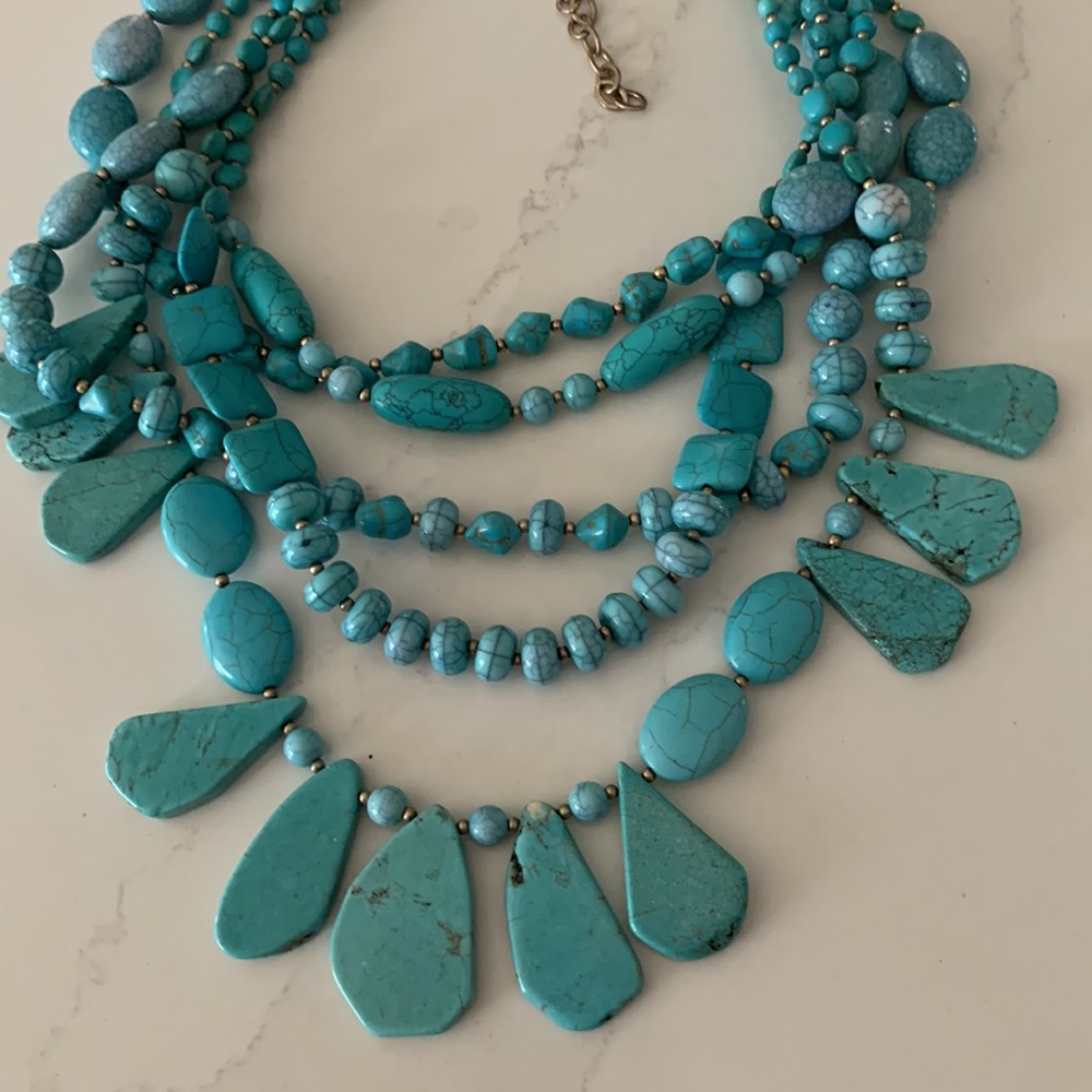 Turquoise Statement Necklaces - image 2